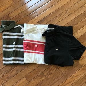 3 Banana Republic mens polo, size medium